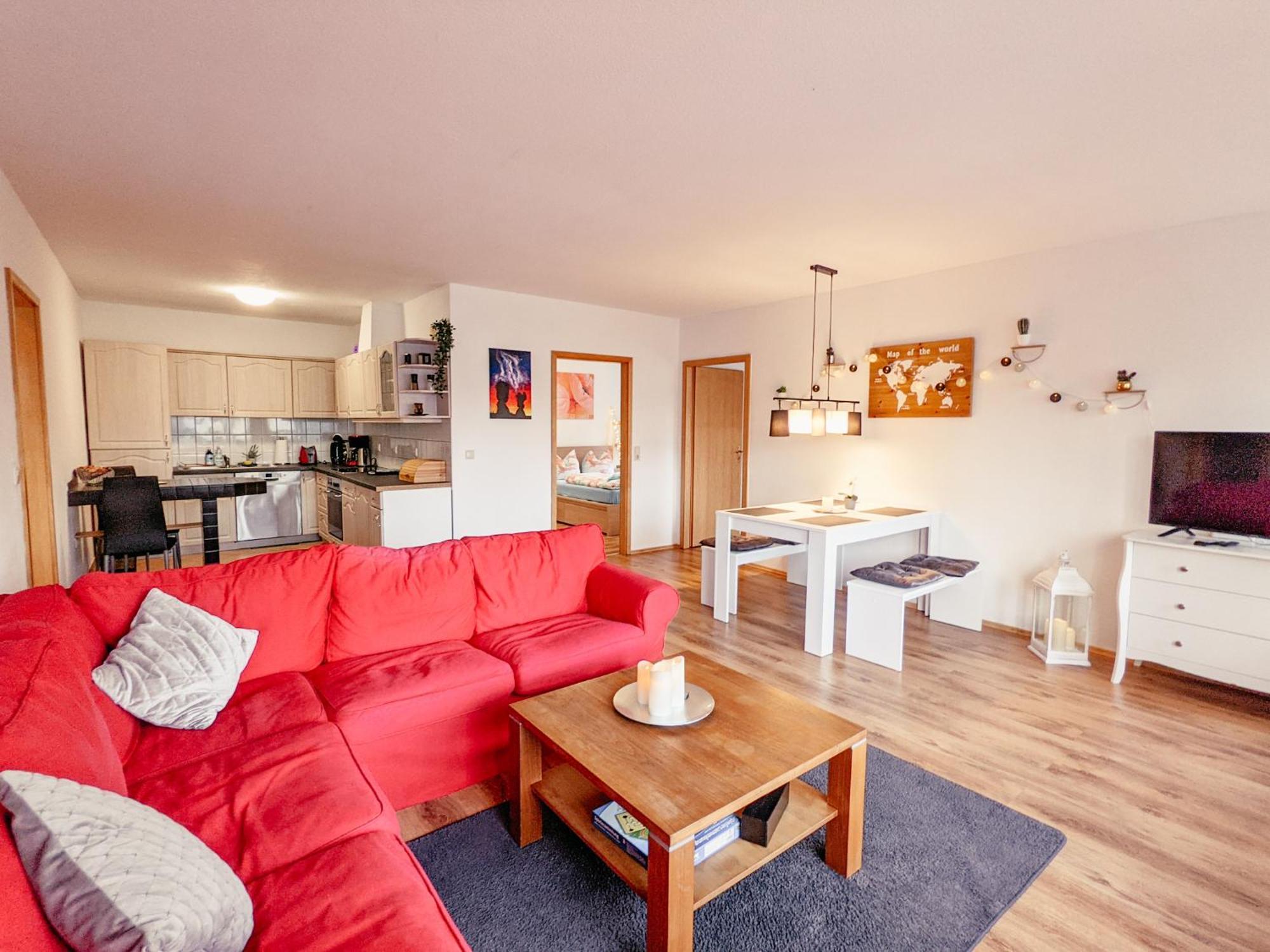 W4 - Urlaubsmagie- Pool, Terrasse, Barbecue Apartment Lichtenhain  Bagian luar foto