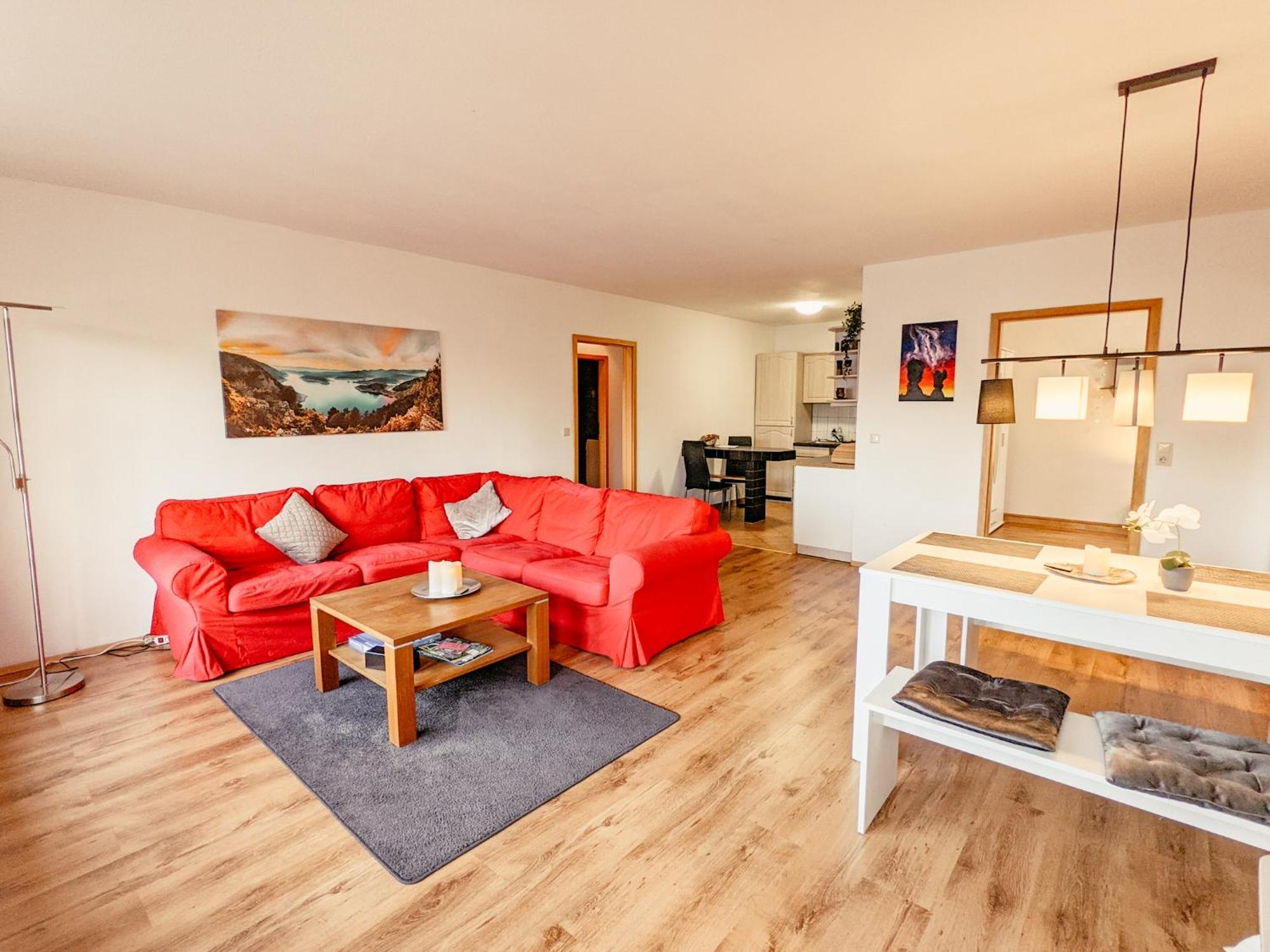 W4 - Urlaubsmagie- Pool, Terrasse, Barbecue Apartment Lichtenhain  Bagian luar foto
